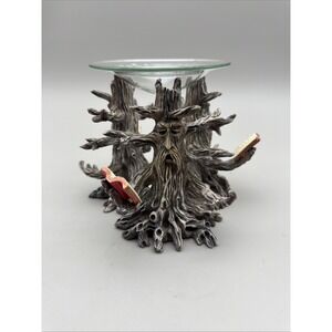 The Tree  of Knowledge 3 Trees In A Circle Reading /Scented Oil Warmer